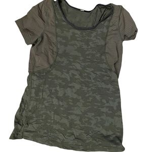 Lululemon camo t shirt